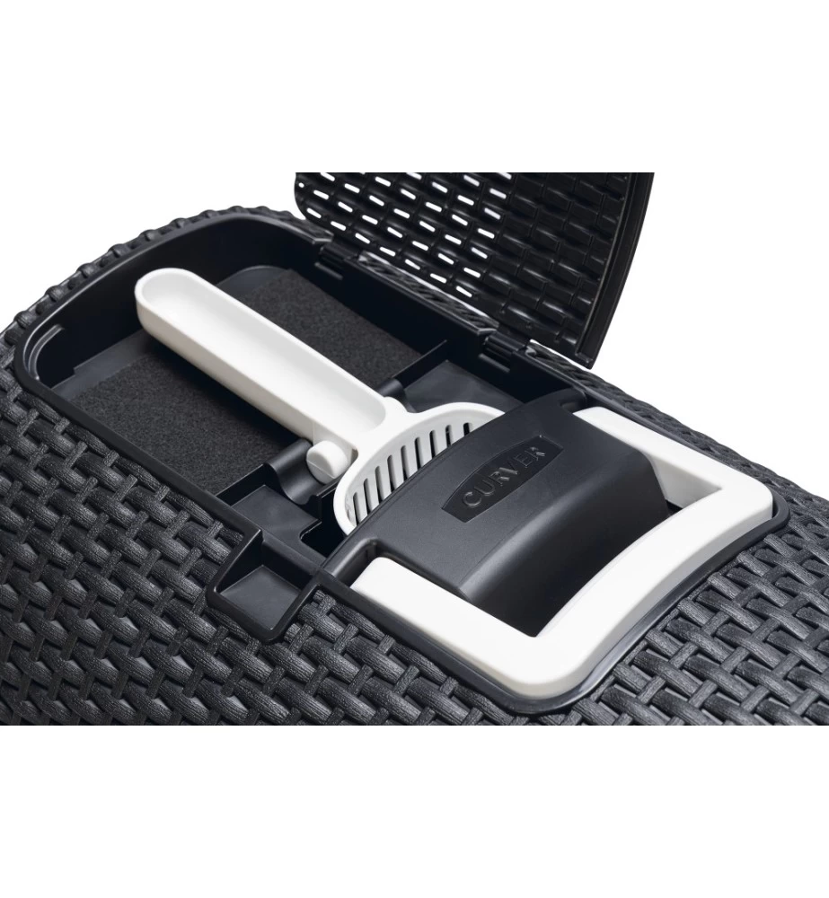 Beeztees Curver Kattenbak Antraciet 10 Beeztees Curver Kattenbak Antraciet - Afbeelding 8