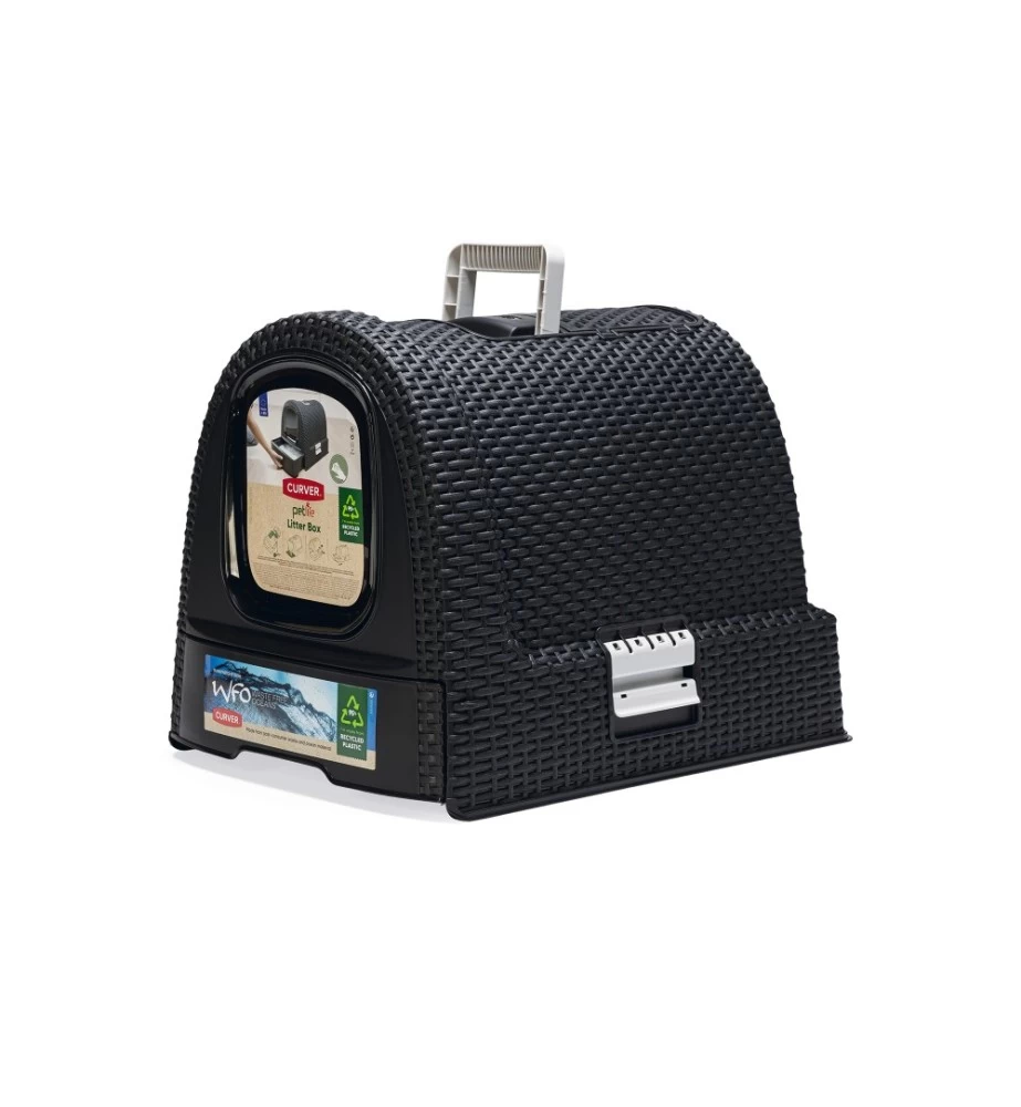 Beeztees Curver Kattenbak Antraciet 11 Beeztees Curver Kattenbak Antraciet - Afbeelding 9