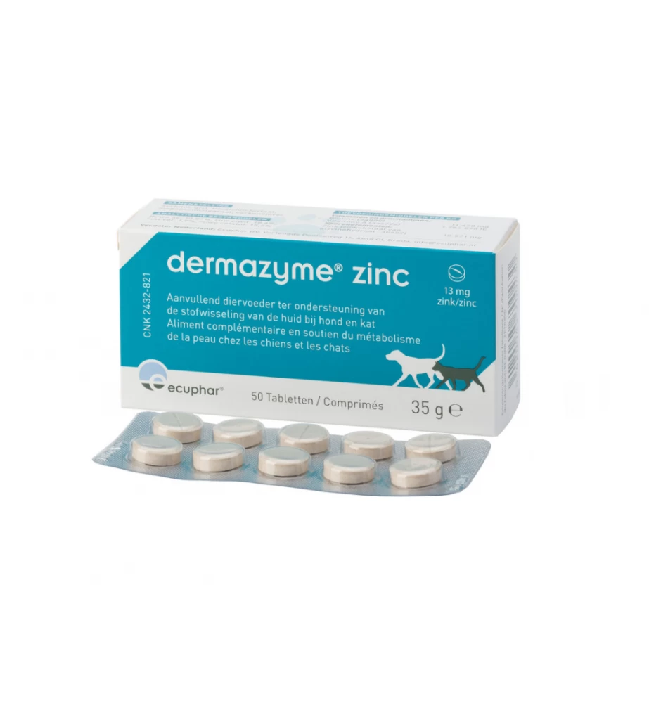 Dermazyme Zinc - 50 Tabletten 3 Dermazyme Zinc - 50 Tabletten