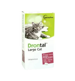 Vetoquinol Drontal Large Cat (6 Kg) - 24 Tabletten