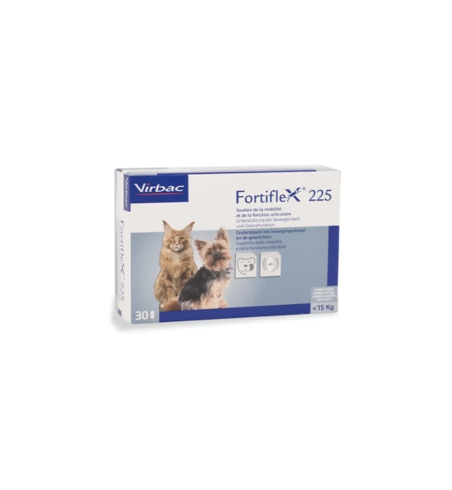 Virbac Fortiflex 225 (-15 Kg) - 30 Tabletten 3 Virbac Fortiflex 225 (-15 Kg) - 30 Tabletten