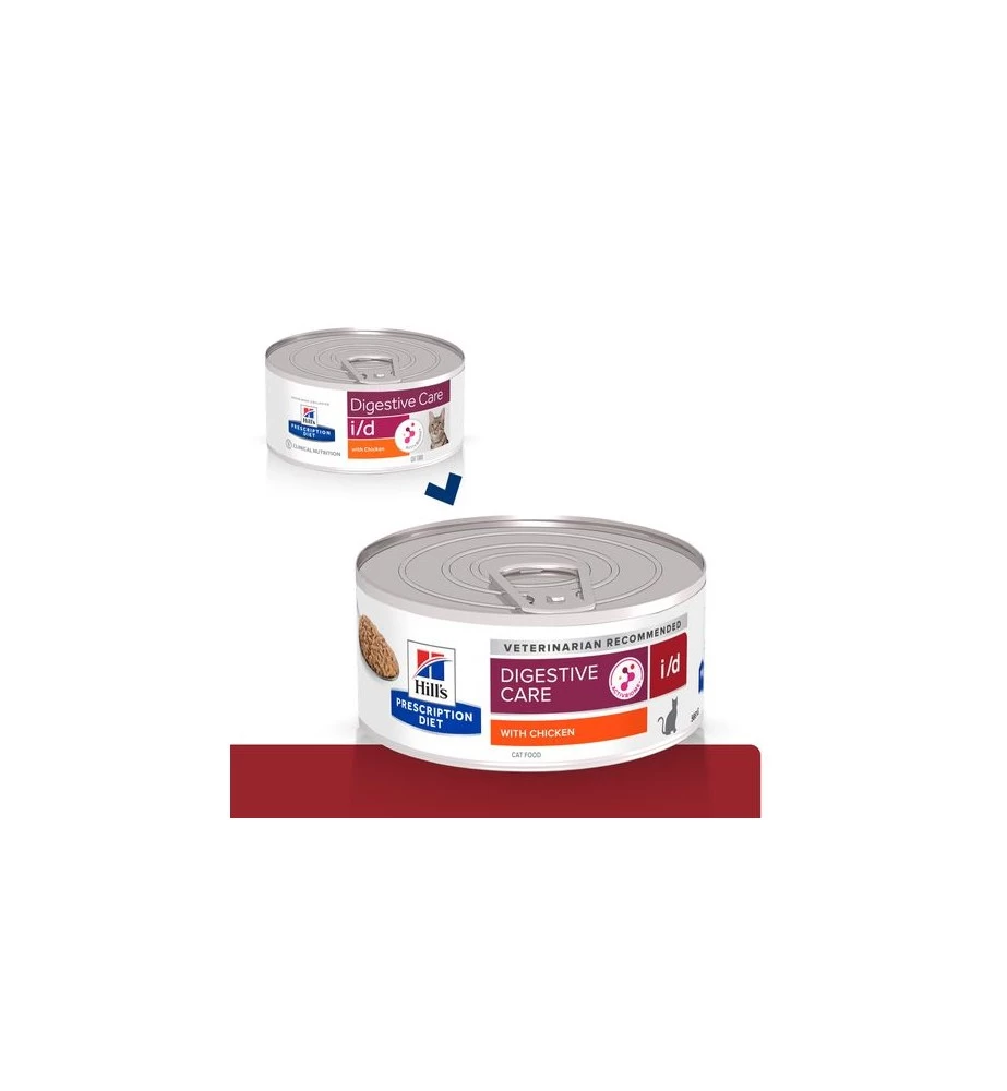 Hill's Prescription Diet I/D Digestive Care Met Kip - 24 X 156 Gram 4 Hill's Prescription Diet I/D Digestive Care Met Kip - 24 X 156 Gram - Afbeelding 2