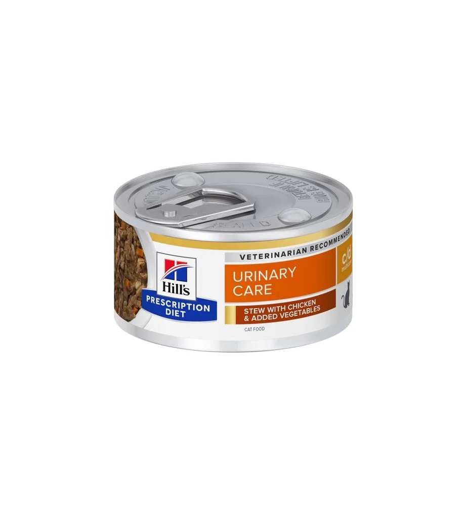 Hill's PD C/D Multicare Urinary Care Stoofpotje Met Kip & Groente - 24 X 82 Gram 3 Hill's PD C/D Multicare Urinary Care Stoofpotje Met Kip & Groente - 24 X 82 Gram