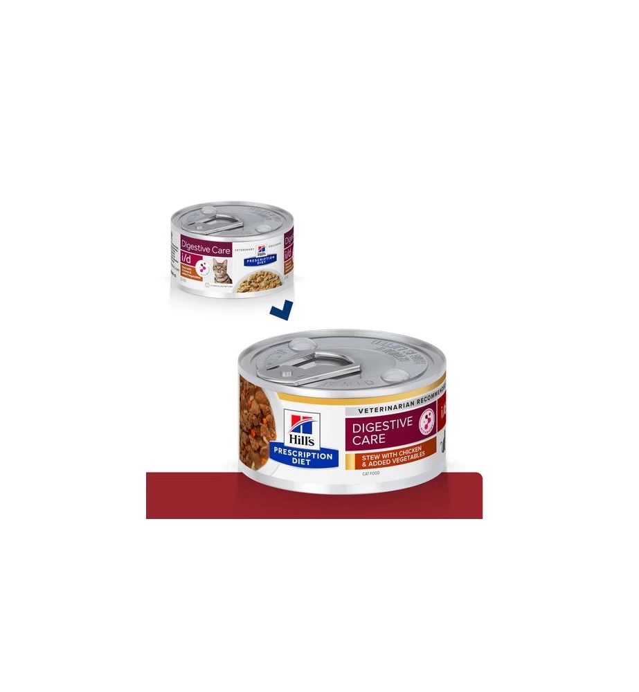 Hill's PD I/D Digestive Care Stoofpotje Kip Met Groente - 24 X 82 Gram 4 Hill's PD I/D Digestive Care Stoofpotje Kip Met Groente - 24 X 82 Gram - Afbeelding 2