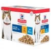 Hill's Science Plan Adult 7+ Multipack Met Kip & Zeevis - 4 X 12 X 85 Gram -Dierenbenodigdheden Korting hill s science plan adult 7 multipack met kip zeevis 4 x 12 x 85 gram