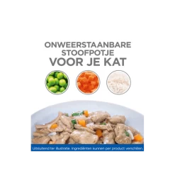 Hill's Science Plan Healthy Cuisine Kitten Stoofpotje Kip & Zeevis - 4 X 12 X 80 Gram -Dierenbenodigdheden Korting hill s science plan healthy cuisine kitten stoofpotje kip zeevis 4 x 12 x 80 gram 2