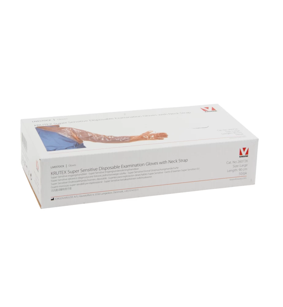 Krutex Onderzoekshandschoen Sensitive Met Neckstrap - 50 Stuks 5 Krutex Onderzoekshandschoen Sensitive Met Neckstrap - 50 Stuks - Afbeelding 3