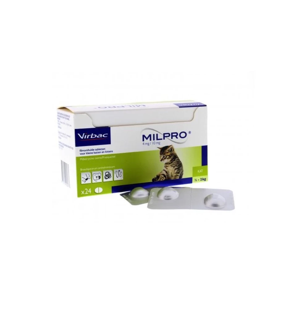 Milpro Kitten / Kleine Kat - 24 Tabletten 4 Milpro Kitten / Kleine Kat - 24 Tabletten - Afbeelding 2