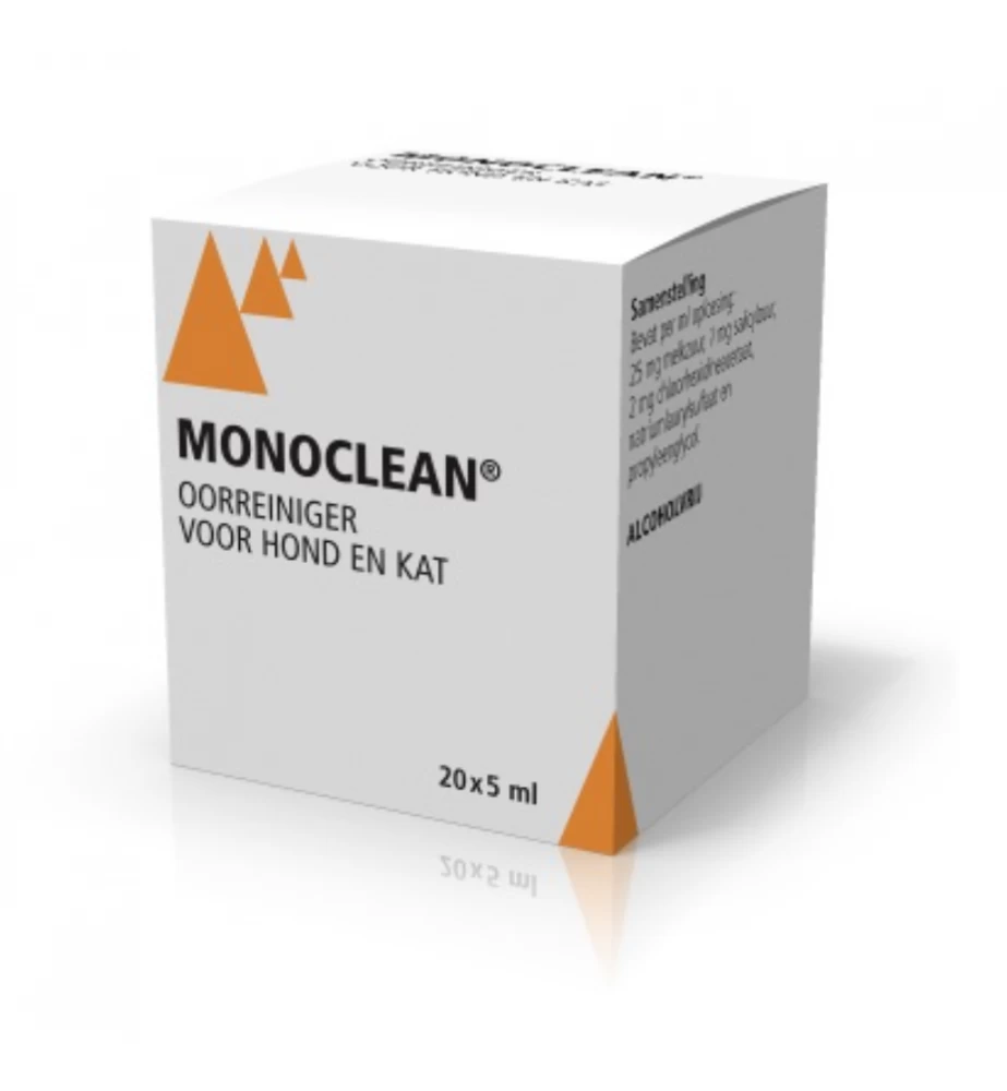 Monoclean Oorreiniger - 20 X 5 Ml 3 Monoclean Oorreiniger - 20 X 5 Ml