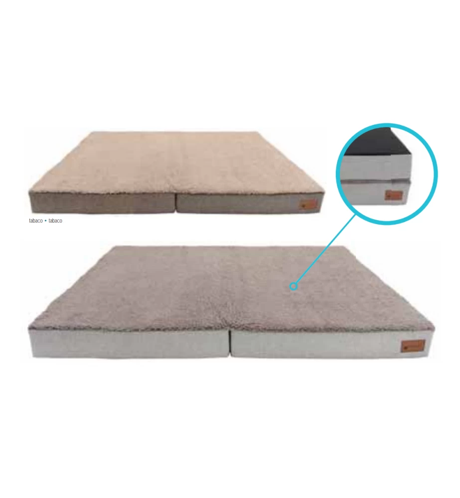 Petlando Orthopedisch Ligkussen Merano Bruin XXL (Tabacco) 3 Petlando Orthopedisch Ligkussen Merano Bruin XXL (Tabacco)