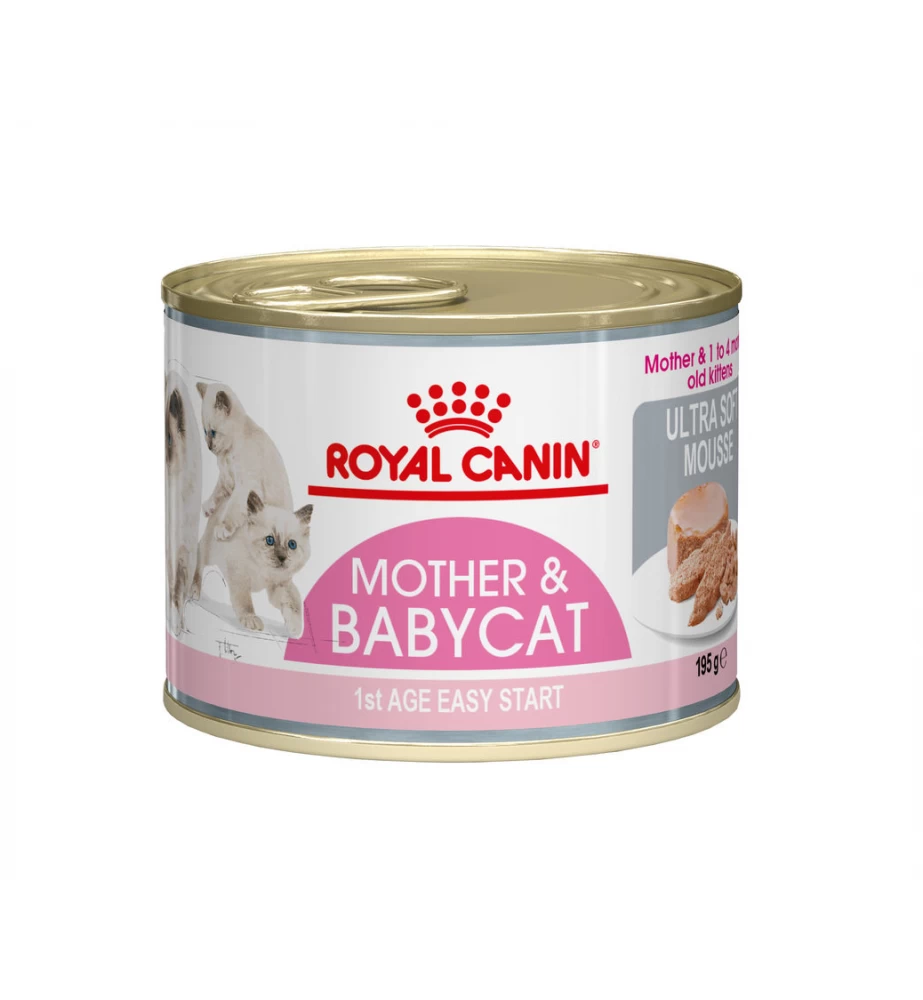 Royal Canin Mother & Babycat Mousse - 12 X 195 Gram 3 Royal Canin Mother & Babycat Mousse - 12 X 195 Gram