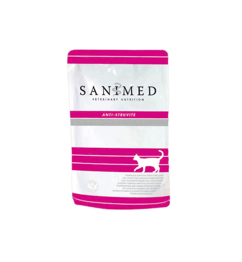 Sanimed Anti-Struvite Pouch - 12 X 100 Gram 3 Sanimed Anti-Struvite Pouch - 12 X 100 Gram