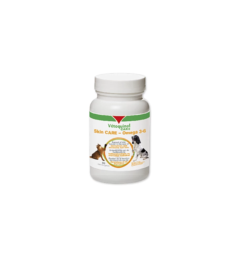 Vetoquinol Vétoquinol Care Skin Care Omega 3-6 - 90 Capsules 3 Vetoquinol Vétoquinol Care Skin Care Omega 3-6 - 90 Capsules