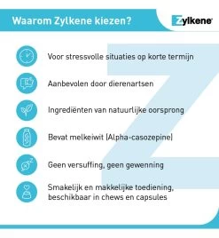 Vetoquinol Zylkène 75 Mg Capsules (- 10 Kg) 17 Vetoquinol Zylkène 75 Mg Capsules (- 10 Kg) -Dierenbenodigdheden Korting zylkene 75 mg capsules 7
